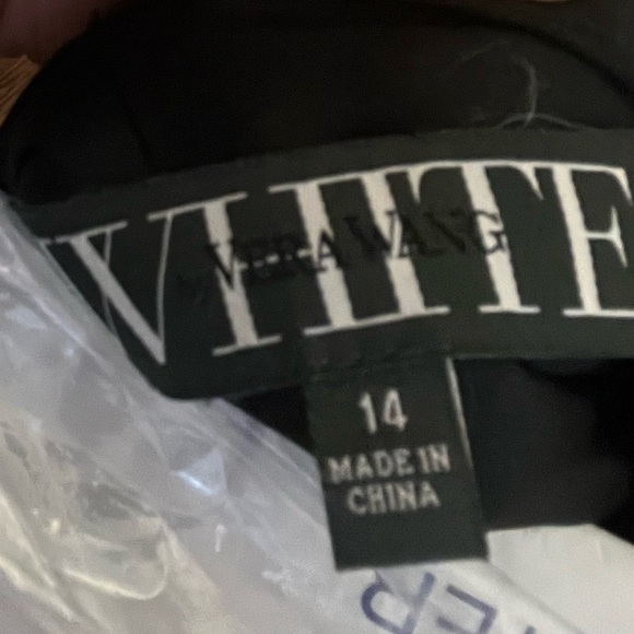 Vera white collection black strapless dress - Picture 3 of 3